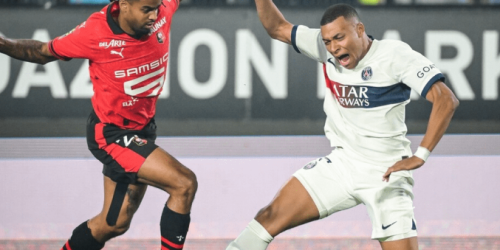 Paris Saint-Germain verslaat Rennes maar vorm Mbappe stelt teleur