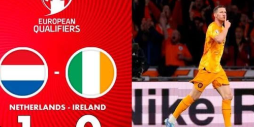 Nederland kwalificeert zich voor Euro 2024 met zege op Ierland